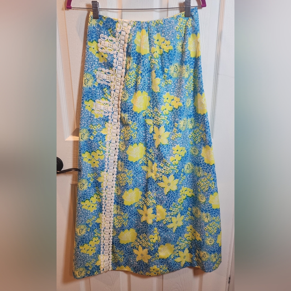 Lilly Pulitzer Vintage Maxi Skirt.  Gorgeous.